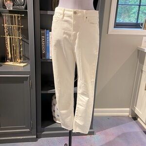Banana Republic White High Rise Skinny Jeans – Size 30
